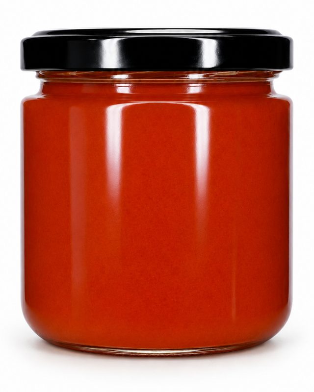 Menšie sklo sýto oranžového jesenného kvetového medu, 270 g.